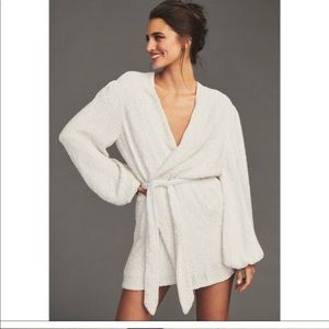 COPY - Retrofete Gabrielle Robe Dress- Moonglow White